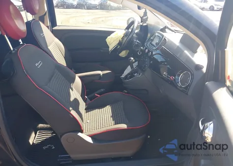 2017 Fiat 500C Pop from USA, damaged, VIN 3C3CFFLR3HT621230